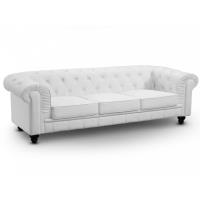 Sofa Cheste PU blanco