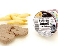 Paté de jabalí con setas 