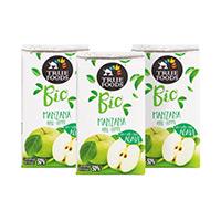 Zumo de manzana bio con agave en pack de 3 bebidas de 100ml