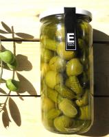 Aceituna Gordal con Pepinillos 700 Gr - Esencia Andalusí - Producto de Jaen (2 Unidades)